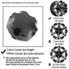 Rheedal 4Pcs 107.1mm/4.22Inch Center Caps for OEM Can-Am Wheel Rim