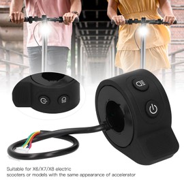 Electric Scooter Thumb Throttle Speed Control,Not Easily Damaged High Performance Electric Scooter Accelerator,Strong Practicality Long Service Life Thumb Throttle Speed Control,for X6/X7/X8 Electr