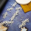 RechicGu 10 Pieces Wedding Head Hair Piece Leaf Flower Faux