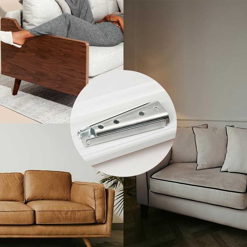 4Pcs Sectional Sofa Connector, Sofa Buckle, Sofa Latch, Diagonal Bolts,