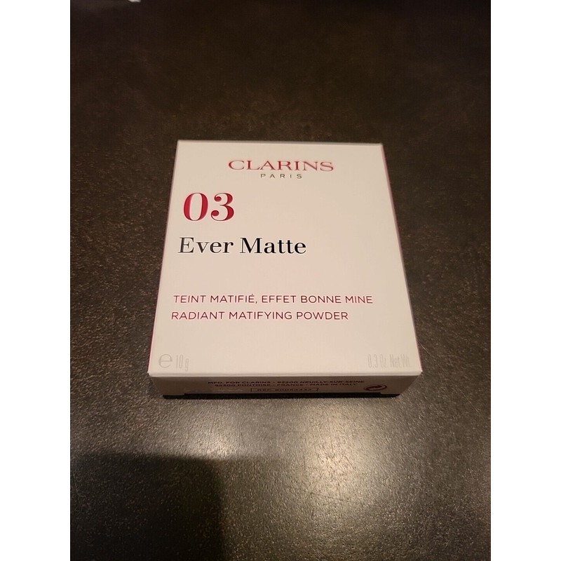 Clarins Ever Matte Radiant Matifying Powder Transparent Warm 03 oz