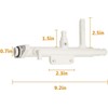 ATIE Pool Cleaner Feed Pipe K30 with Sweep Hose Adjust