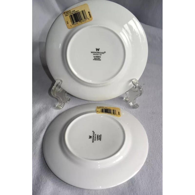Wedgwood St. Moritz White Bone China Br. & Butter Plate