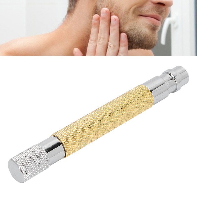 Old Fashioned Razor Handle Zinc Alloy Retro Long Handle Shave