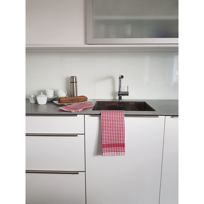 ZOLLNER Set of 5 Tea Towels, 50 x 70 cm,