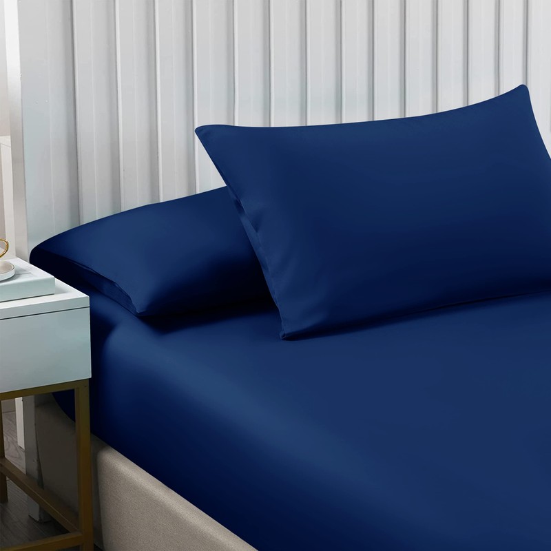 Moonlight Bedding Single Fitted Sheet - 25cm Deep Pockets Elastic