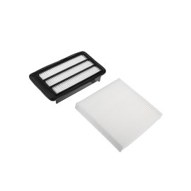 Motoforti Engine Air Filter, Cabin Air Filter Set No.172205AAA00/80292TF0G01 for HONDA CIVIC CR-V 1.5L 2016-2021 White, 1 Set Long-lasting