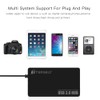 T Tersely 4-Port USB 3.0+2.0 Hub, Ultra Slim High Speed