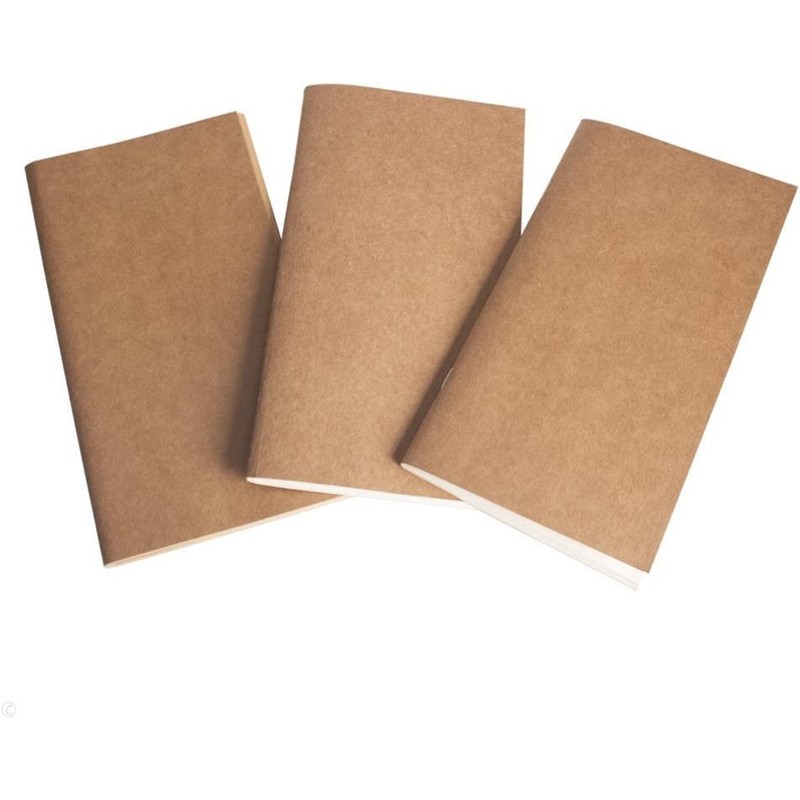 Sixstore Journal Refills Pad Lined, Blank, Squared Paper Set of