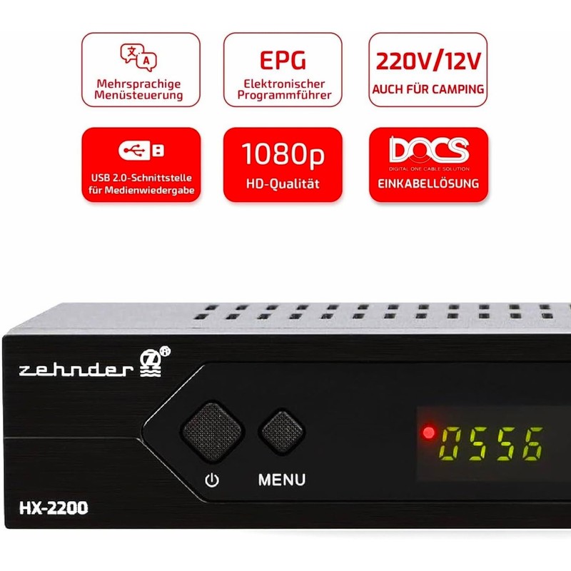 [ Test Very Good, Note 1.2 *] ZEHNDER HX 2200
