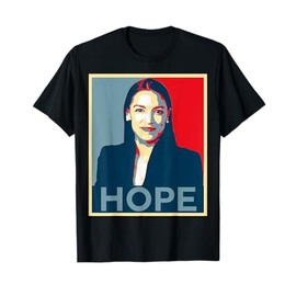 Alexandria Ocasio-Cortez HOPE T-Shirt | AOC | New Green Deal T-Shirt