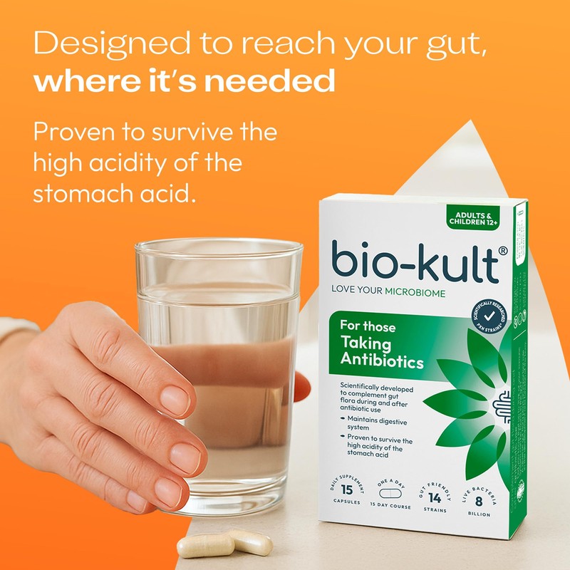 Bio-Kult for Those Taking Antibiotics – 14 Live Bacterial Strains