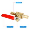 Aopin Ball Valve Brass 8mm / 3/10" Hose Barb x