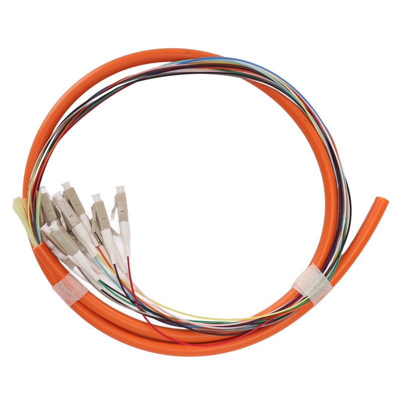 Fiber Pigtail 12 Strand Multimode Stable Fiber Pigtail Cable for