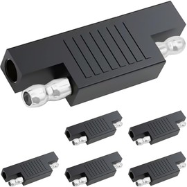 DAOKAI SAE to SAE Polarity Reverse Adapter,6PCS SAE 2 Pin Quick Disconnect Male to Male Connectors Extension Cable for Solar Panel Battery Power Charger