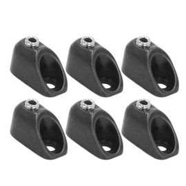 Electric Headless Guitar Lock Nut, Zinc Alloy String Lock Replacement with Mounting Screws for Electric Guitar Bridge Parts (BLACK)