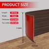 Vinyl Wall Base Baseboard Molding Trim 4" Flexible Self Adhesive