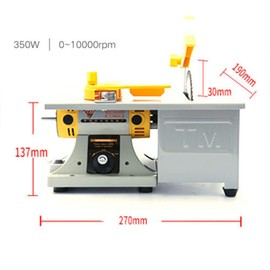 Jewelry Polisher, Rock Polisher Professional Benchtop Polishing Machine & Bench Grinder Woodworking Tool with Adjustable Speed 0-10,000 RPM for Gemstones Metals and DIY Crafts