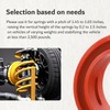 2PCS Heavy Duty Coil Spring Spacers B Type,Universal Rear Coil