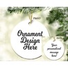 German Shepherd Custom Puppy Ornament | My 1st Christmas |