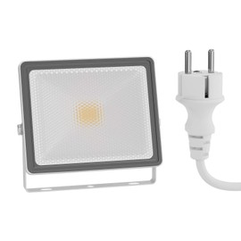 ledscom.de LED Garden Spotlight FLIN for Outdoor Use, IP66, Plug, 11.5 W, 837 lm, Warm White, LED, Spotlight, Outdoor, Lamp, Spotlight, Outdoor, Lamp, Outdoor Light, Lighting, Warm White, Balcony