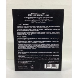 Nest Rollerball Trio Eau De Parfum Cocoa Woods, Wild , Indigo 6ml/ 0.2oz Each
