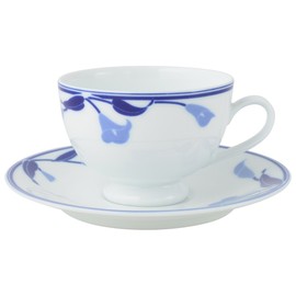 Patiently Waiting Canion Blue Lily 9524 Blue Lily Tea Cup & Saucer
