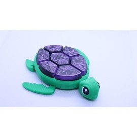 Turtle Clicker Fidget Toy, (Purple/Black Pattern)