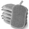 Pack of 6 Washing Up Sponge Washable Antibacterial Microfibre Cleaning
