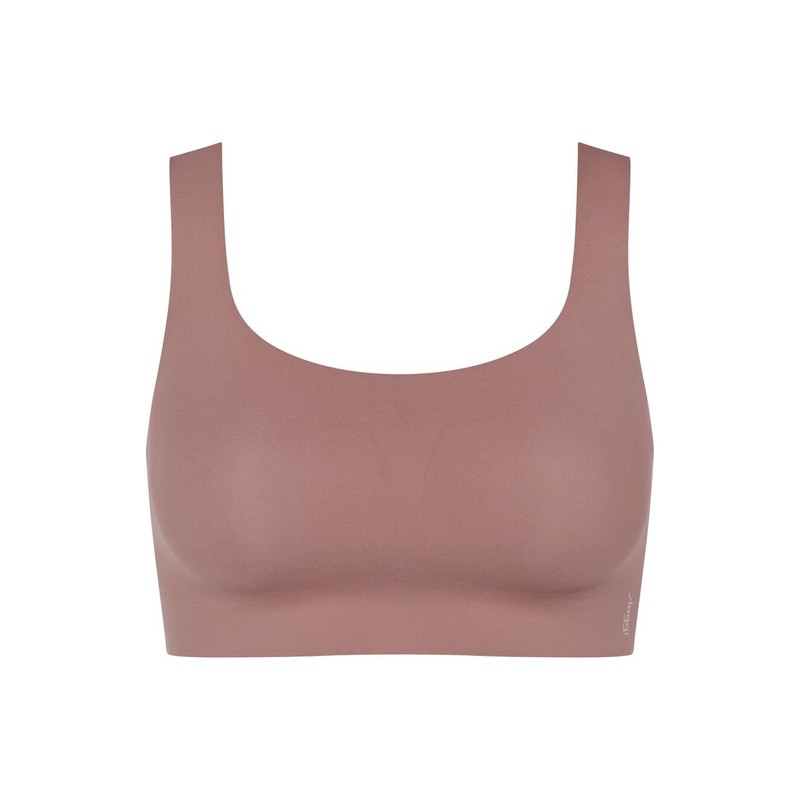 Sloggi Women's Zero Feel 2.0 Top Undershirt, Cacao, L