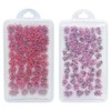 Woohome Miniature Colourful Flower Cluster, Multi Sizes Static Grass Tuft