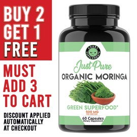 Angry Supplements Organic Moringa Natural Green Superfood 100% Pure Leaf Powder