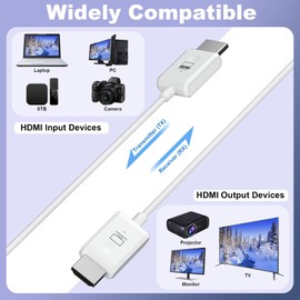 Wireless HDMI Transmitter and Receiver, Hdmi Wireless Transmitter and Receiver, HDMI Wireless, Wireless HDMI Extender 98FT/30M 1080P Kit for Laptop, PC, Camera, Projector, Monitor, Cable Box, HDTV