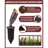 10 Pack 8'' Landscape Light Stakes, 1/2" NPT Thread ABS