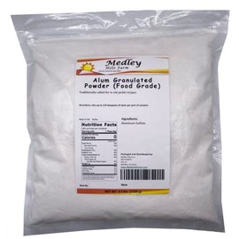 Medley Hills Farm Alum Granulated Powder (Food Grade) 3.5 lbs.