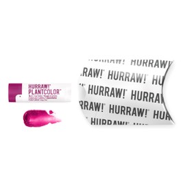 Hurraw! Plantcolor Lip Color No. 3: Pink/Purple shade. Highly pigmented tinted balm and lipstick alternative. Vegan and all-natural. Easy application. Buildable. First of its kind. Made in USA