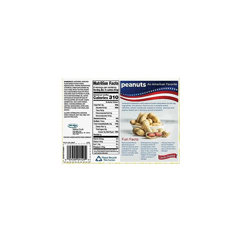 Little Debbie (Nutty Buddy, 2 boxes)