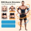 Ruwnii 24pcs Ems Muscle Stimulator, Ab Electronic Trainer with 8
