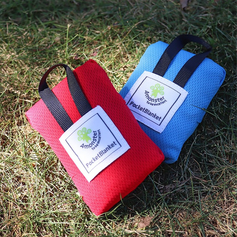 ANCLLO Pocket Picnic Blanket Waterproof Mini Camping Blanket for Outdoor