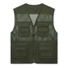 Wirltte Mens Fishing Vests Gilet Lightweight Outdoor Work Cargo Mesh