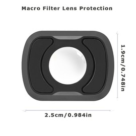 For DJI Macro Lens Pocket Camera Macro Filter Lens Protection f DJI OSMO POCKET 3 Camera