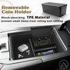 Muslogy Center Console Organizer & Cup Holder Insert 2PCS Set