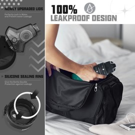 Dosurer Drinking Bottle, 1 Litre, 700 ml, 500 ml Children's Leak-Proof, Water Bottle with Motivational Time Marking, BPA-Free Tritan Sports Bottle for School, Sports, Bike, Work, Fitness