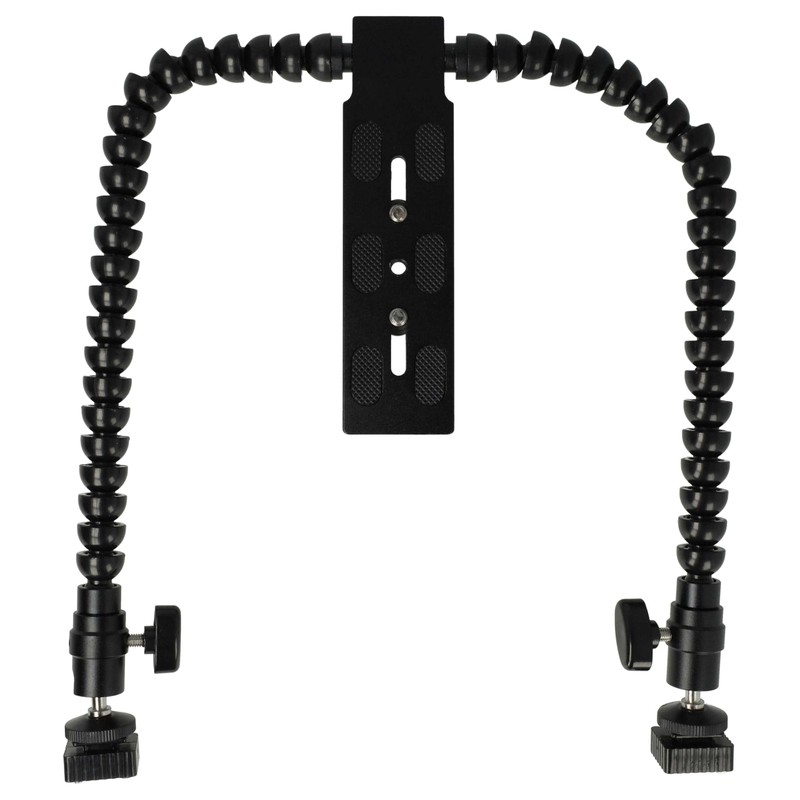 vhbw Universal Dual Flash Mount for Various Cameras, DSLR SLR