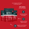 Iron Tablets High Strength - Energy Tablets with Vitamin C,