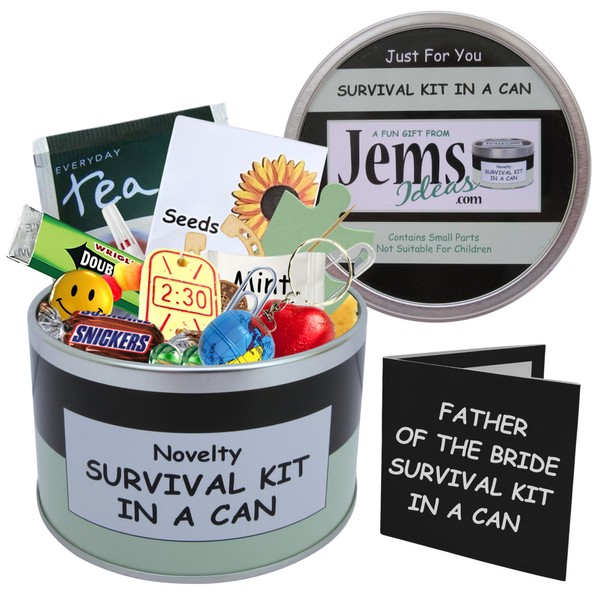 Father of the Bride Survival Kit in a Can –