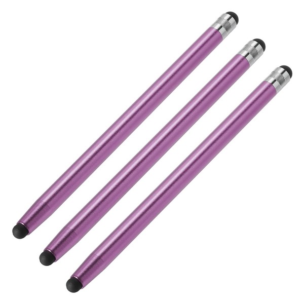 sourcing map 3pcs Stylus Pens for Touch Screens Dual Rubber