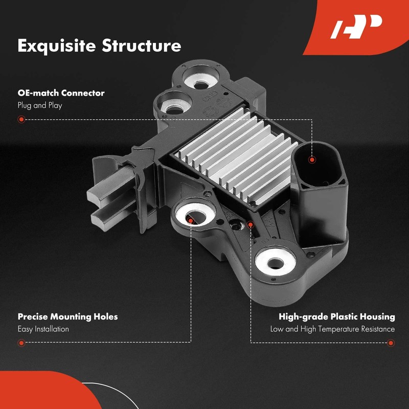 A-Premium Alternator Voltage Regulator Compatible with Volvo XC60 S60 V60