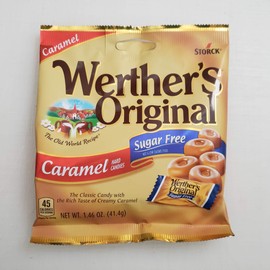 Werther's Original Sugar Free Caramel Hard Candies, 1.46 oz
