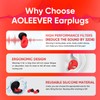 Ear Plugs for Sleep, 2 Pair Noise Reduction Soft Silicone